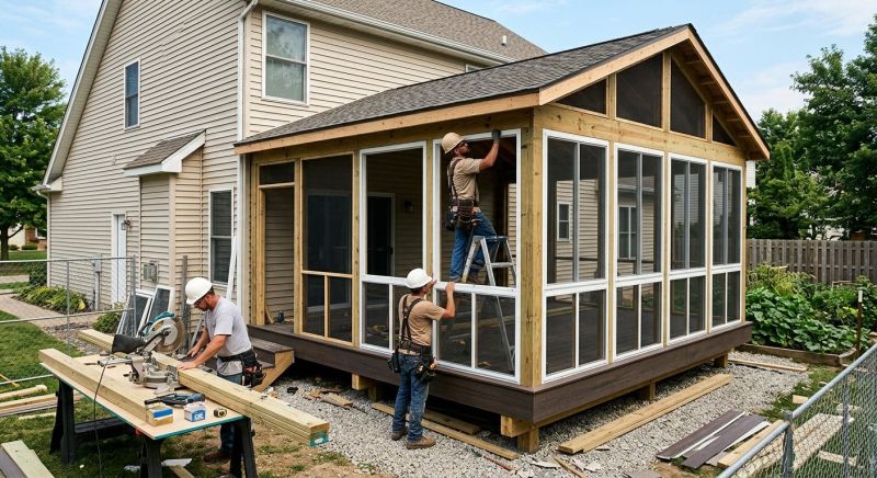 Deck Enclosure Construction in Charlotte, NC