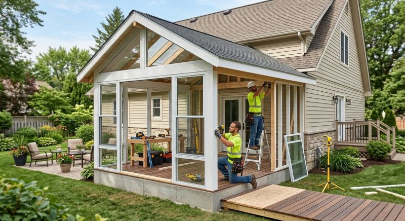 Deck Enclosure Construction in Charlotte, NC