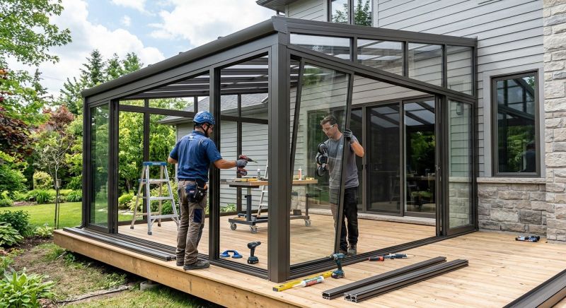 Enclosed Patio Installation in Charlotte, NC