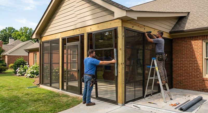 Enclosed Porch Installation in Nashville, TN