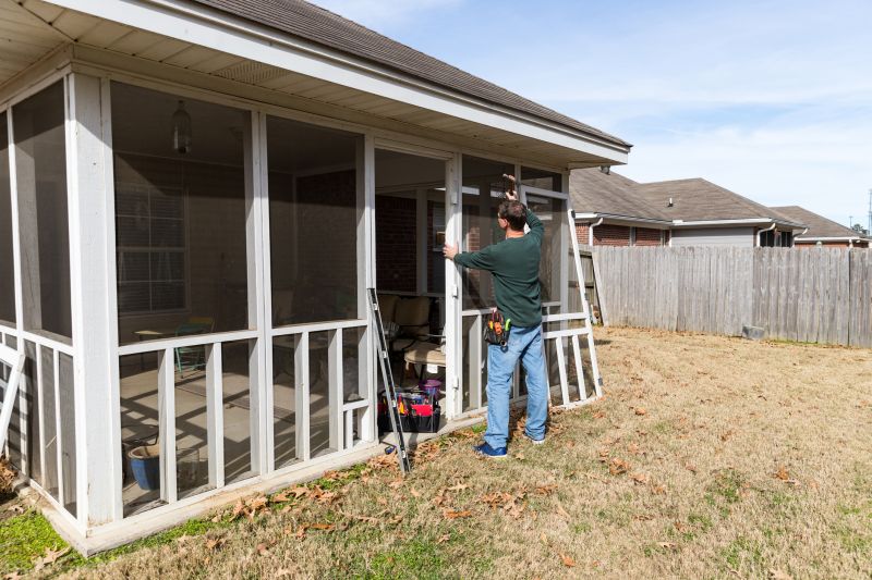 Porch Enclosure Installation in Asheville, NC