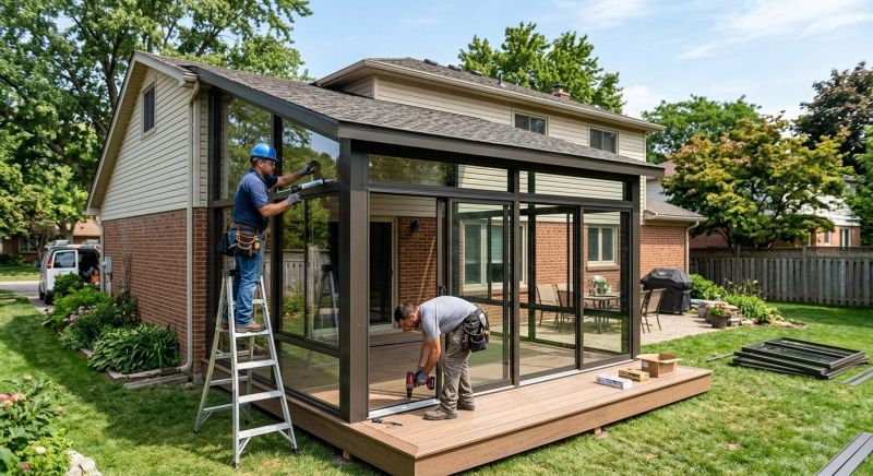 Three Season Room Installation in Cincinnati, OH