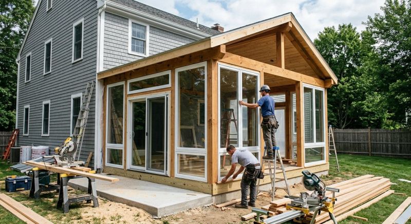 Enclosed Porch Construction in Seattle, WA